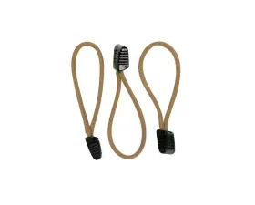 HSP Seats Paracord Zipper Pulls w/ Plastic Grip Pack of 3 Khaki